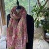 etole block print coton beige rose 1