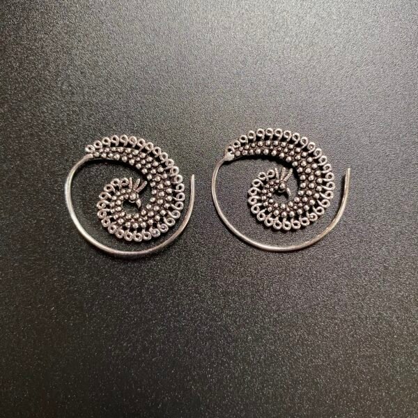 boucle oreilles plaqué argent 13