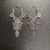 boucle oreilles plaqué argent 33