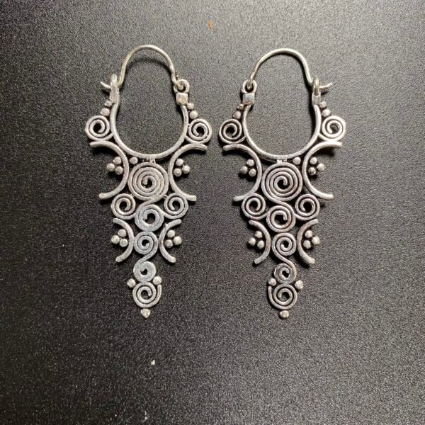 boucle oreilles plaqué argent 33