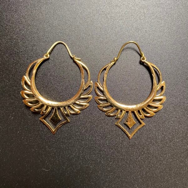 boucles oreilles laiton 15