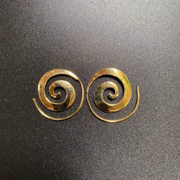 boucles oreilles laiton 22