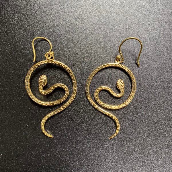 boucles oreilles laiton 32