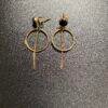 boucles oreilles laiton 34