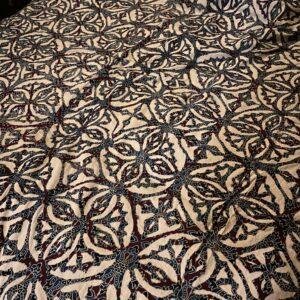 couvre lit en applique hand block print 3