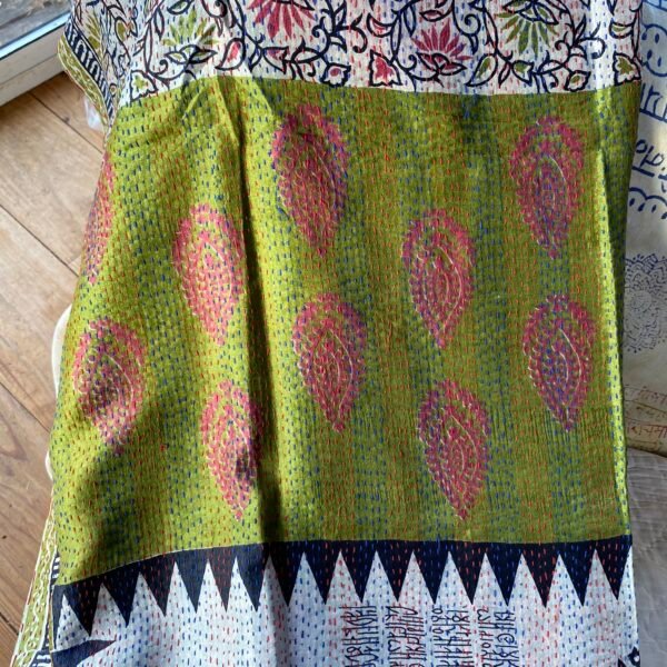 etole kantha marron vert 6