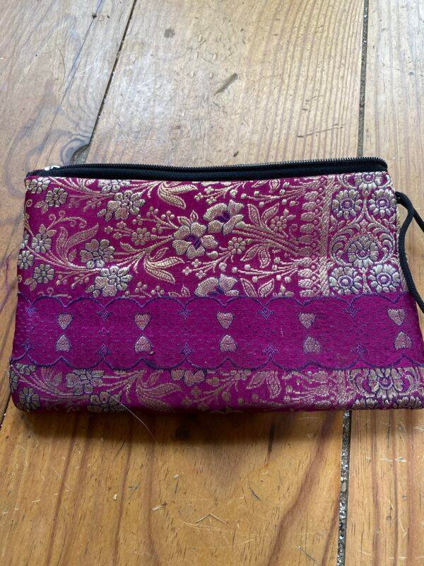 pochette fushia argent grande 2