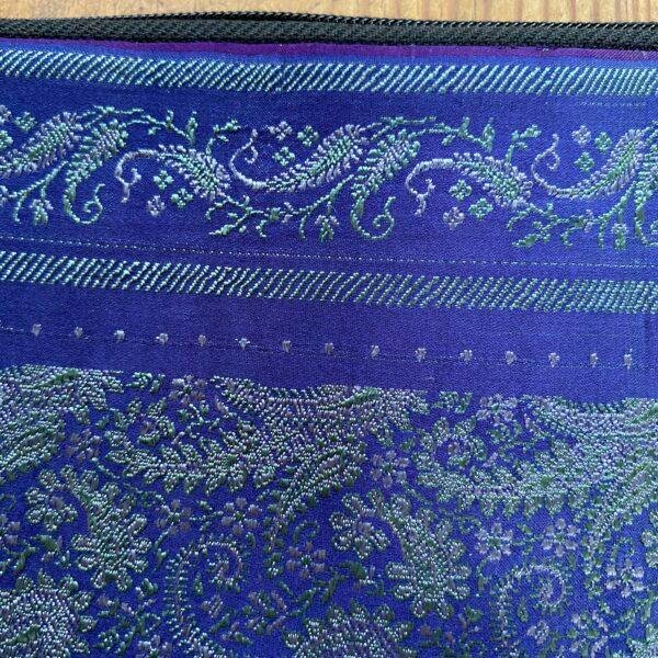 pochette indigo argent grande 3