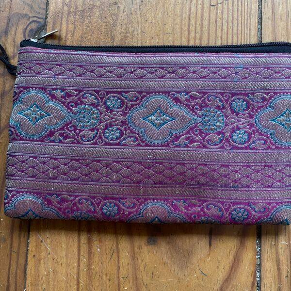 pochette violet argent grande 2